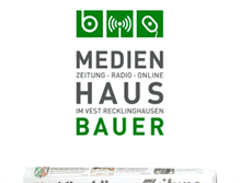 Tablet Screenshot of medienhaus-bauer.de